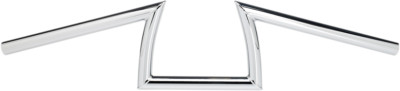 Biltwell Inc. - 6001-1056 - 1in. Keystone Slotted Handlebar, Chrome