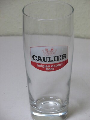 CAULIER belgian export beer - altes Sammler Bier Beer Bierglas 0,25 L