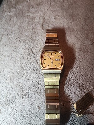 Vintage 1980's Men Seiko SQ quartz day date 8123 - 5089 | eBay