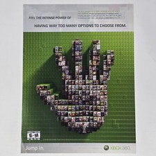 Xbox 360 Games Library Intense Power Print Ad...