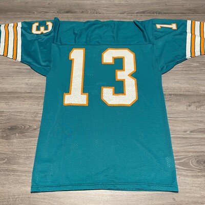 Dan Marino #13 Miami Dolphins NFL Vintage 80s Sand-Knit Jersey