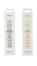 OEM Samsung Galaxy Watch 7 Athleisure Band Cream/Gray - W/Retail Box - Pristine
