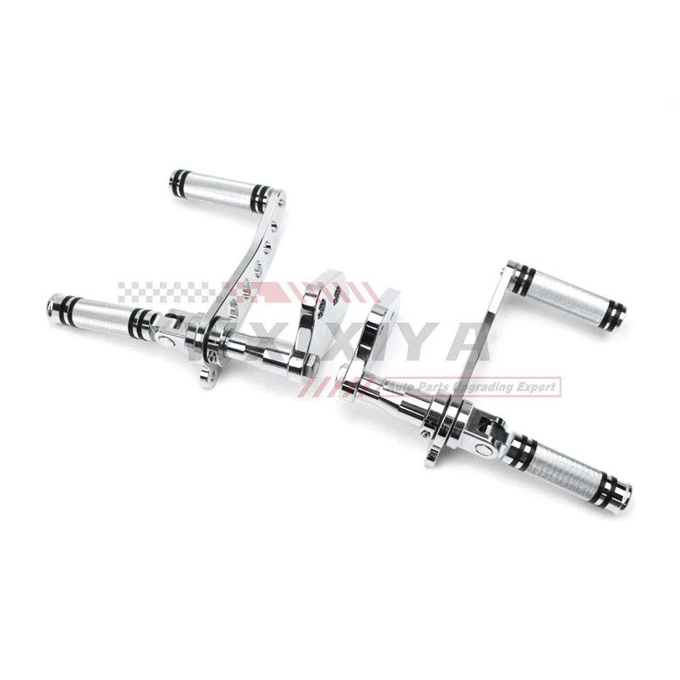 Chrome Billet Forward Control Foot Pegs For Harley-Davidson Super Glide 2000-15 Foto 4 de 4