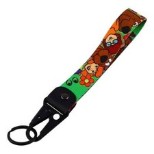 Scooby Doo Cartoon Characters Mystery Lanyard Wrist Strap Hook Key Tag Keychain