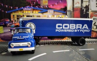 FORD C-700 COE (1954), SHELBY COBRA, AMERICAN TRUCK, ALTAYA 1:43