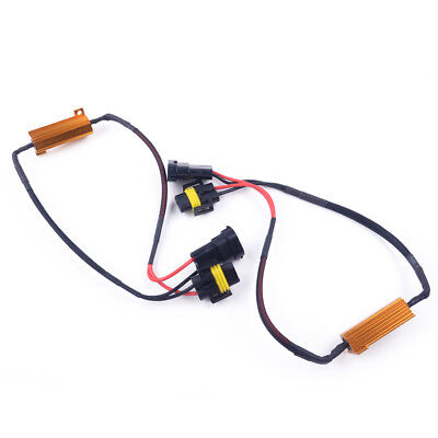 2PCS H11 H8 Daytime Running Fog Light Resistor Decoder Wiring FIT Chevrolet