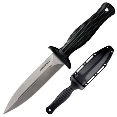 Cold Steel 10BCTL Counter TAC I Boot Knife 5'' AUS 8A Full Tang Blade, w/ Sheath