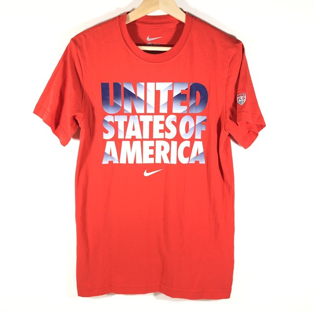 Nike USA National Team Soccer Slim Fit TShirt Red Men’s Medium M eBay