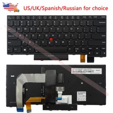 US Keyboard Backlit W/Trackpoint for Lenovo Thinkpad T470 T480 01AX528 01AX569
