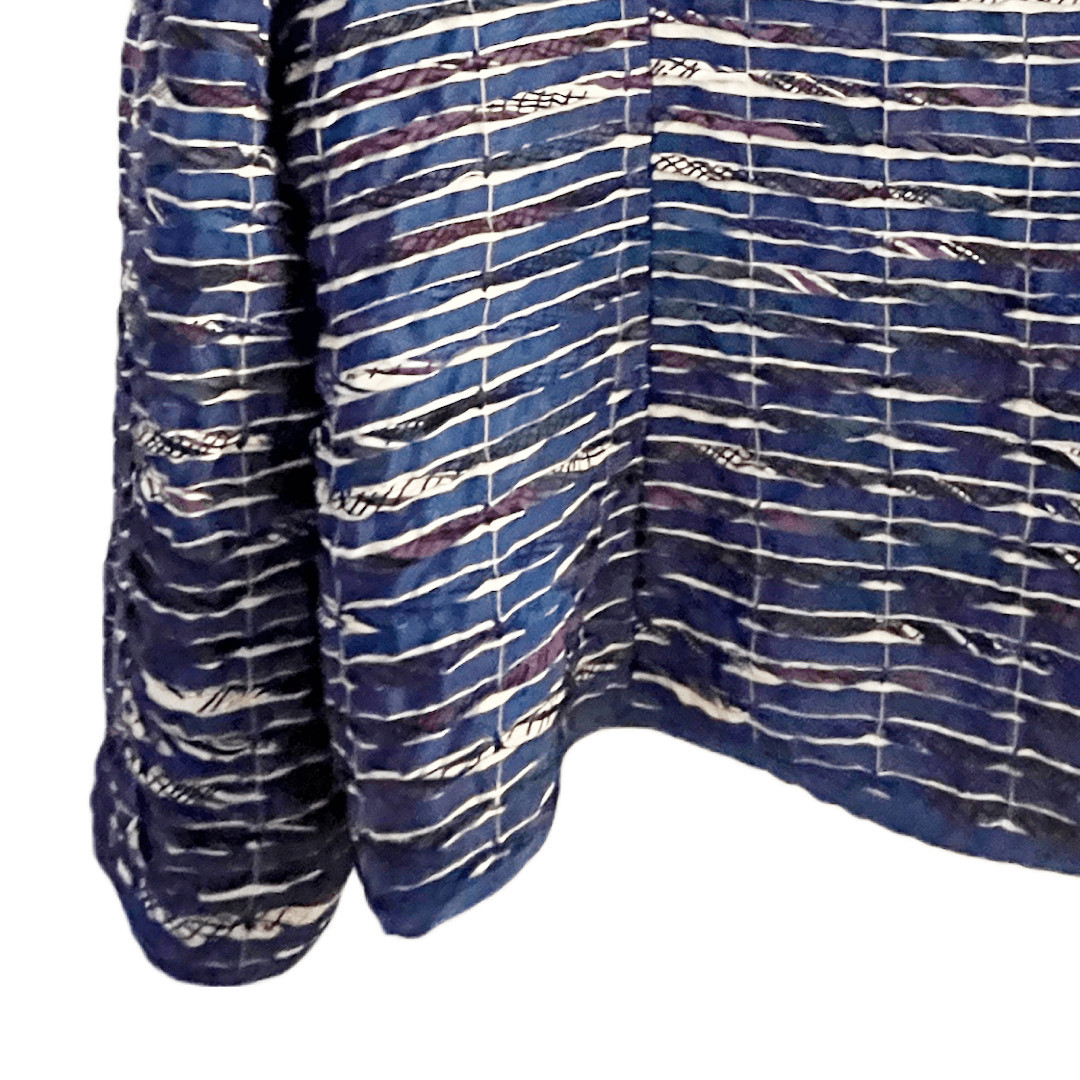 Vintage Patchwork Striped Blazer - image 4