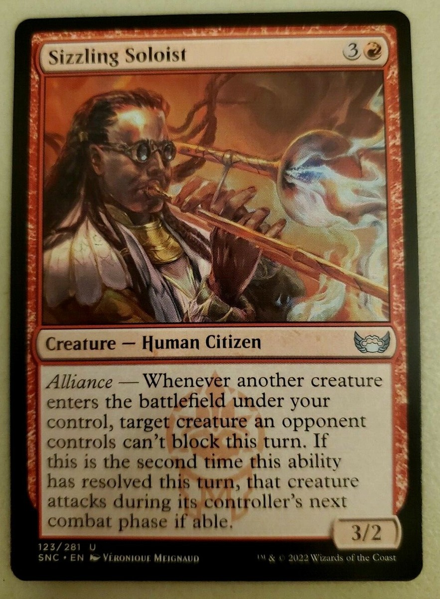 1x Sizzling Soloist Streets of New Capenna MTG Magic the Gathering