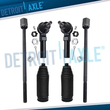 Front Inner Outer Tie Rod Ends and Boots Kit for 1995 - 2003 Ford Windstar