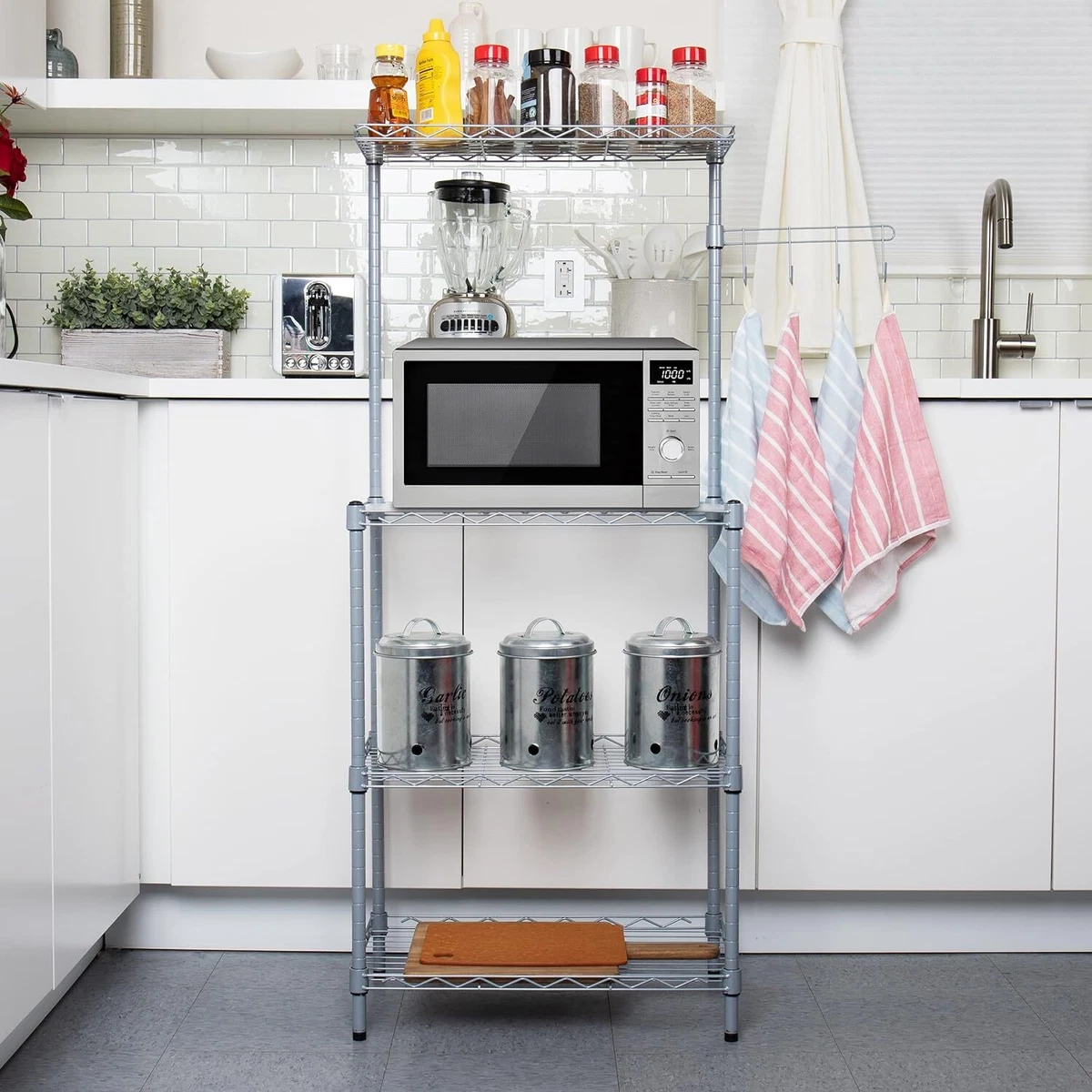 Mind reader 3 tier microwave shelf new arrivals