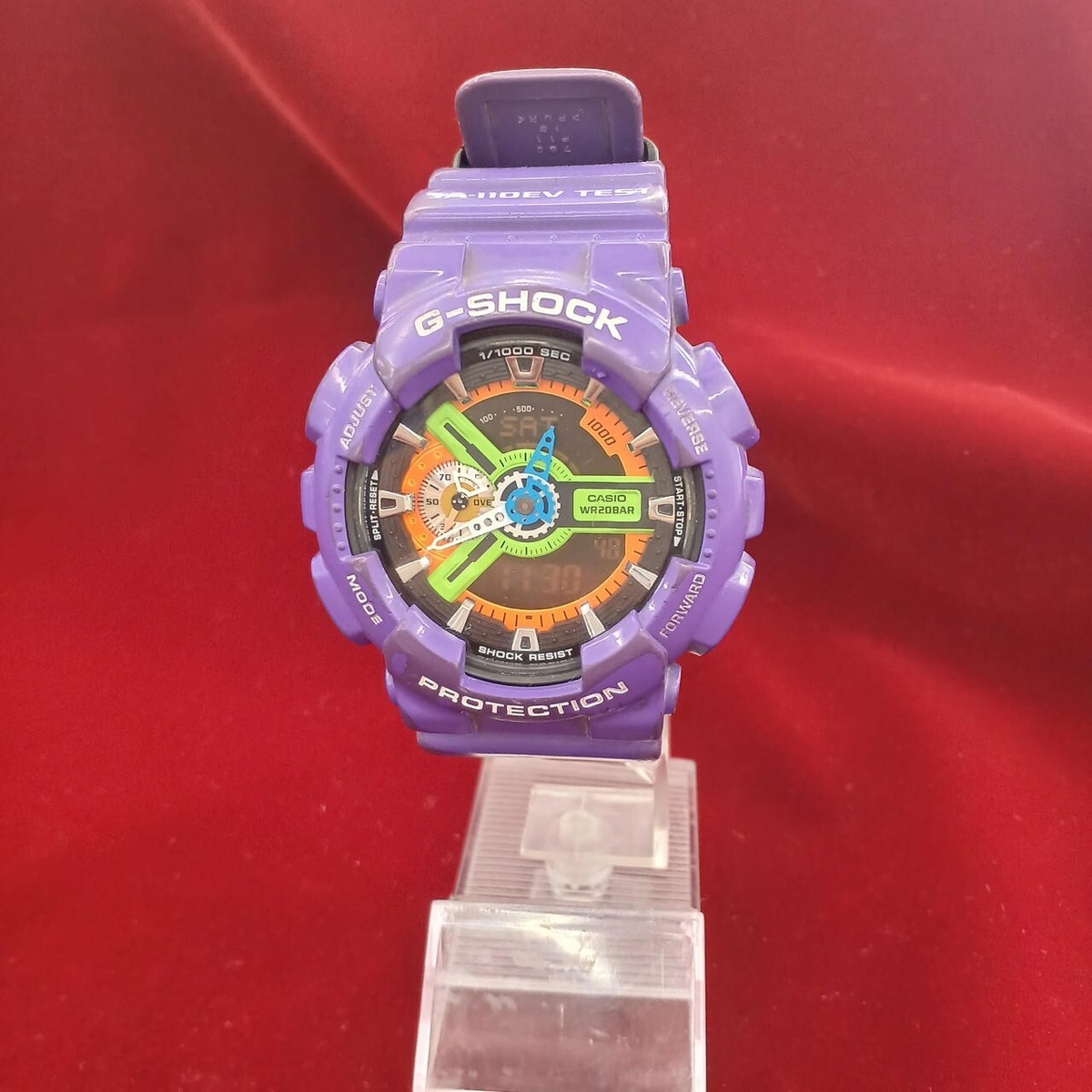 Z1815 G-SHOCK GA–110EV パープル　エヴァ　時計　稼動品 Z1815 G-SHOCK GA–110EV パープル エヴァ 時計 稼動品 - メルカリ