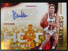 Steve Kerr 2021-22 Nba Hoops Hot Signatures Hyper Gold Tmall Asia Auto SP
