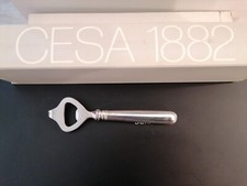 CESA ARGENTERIA, apribottiglie 1 pezzo argento 800, stile inglese