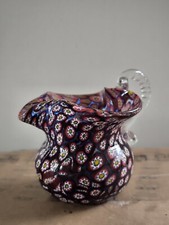 Murano Sahne Kännchen, Milch Kännchen Handarbeit