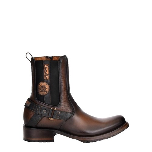 Belstaff Boots Mens Size 10 Brown Cognac Trialmaster Buckle Zip Moto Biker NEW Men main image 3