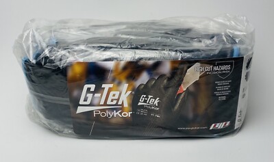 12 Pr G-TEK Gloves 16-X585 NeoFoam Coated Cut Resistant A5 XX-Large Black Glove
