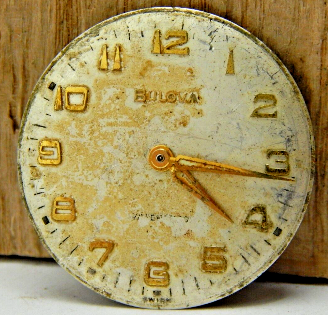 Ventage 1962 Bulova 11AFC 17 jewel men's wrist watch movement with