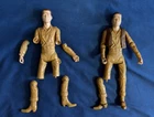 2 Johnny West  Cowboy by Marx 1960s Action Figures - for PARTS or REPAIR - USA