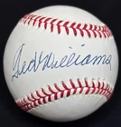 Ted Williams - Autographed Baseball  - Boston Red Sox - HOF 1966 - LOA from JSA