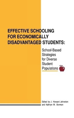 J. Howard Johnston Effective Schooling for Economically Disa (Gebundene Ausgabe)