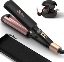 Mini Waver Hair Tool Crimper for Women Short Hair 0.4 Inch Travel Double Barrel