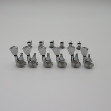 Guitar Locking Tuners Tuning Pegs Machine Heads for Les Paul Guitar Chrome/Black
