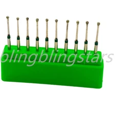 10 Burs/Box Dental Endodontic 802L/014C N3SC Coarse Grit Multi-Use Diamond Burs