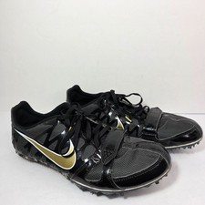 Nike Zoom Rival S Track Shoes Sprint 456812-071 Mens 7.5 Black Gold