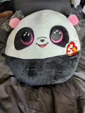 Ty Beanie Babies Squishy Beanies Bamboo The Panda With Swing Tags.  2022