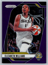 Elizabeth Williams 2024 Panini Prizm WNBA Purple Prizm /149 #24 Chicago Sky