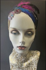 Completely Unique Hand Decorated Mannequin Head