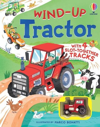 Wind-up Tractor by Sarah Hull (Board book) - Image 2