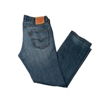 Levi's 559 Relaxed Straight Jeans Mens 33x32 Blue Medium Wash Denim Pants