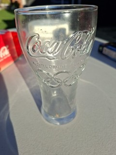 COCA COLA LONDON 2012 OLYMPIC GAMES WORLWIDE PARTNER GLASS