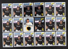 Miami Marlins 2026 Heritage Team Lot- 65 cards, including Agustin Relic