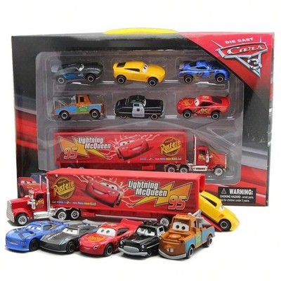 Pixar Cars 3 Lightning McQueen Mater 1:55 Diecast Alloy Car Toy Collectible Mode