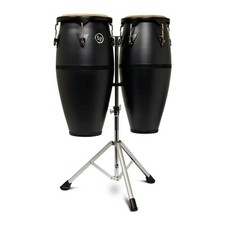 LP Discovery II Ultralight Conga Set 10"  11" w/Stand Onyx