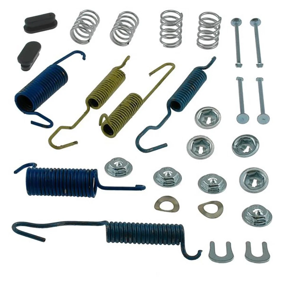 Kit de herrajes de tambores de freno delanteros y zapatas de freno para Mercury Cougar 1969 Foto 4 de 4