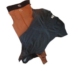 3 Juniors Tank Top Bodysuits: Gray Brown Black Sleeveless 1 Cap Sleeve New/WOT