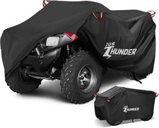Waterproof Outdoor ATV Cover - Windproof Heavy Duty 4 Wheeler Cover Ripstop UV P