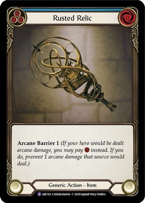 LP FAB Rusted Relic - Unlimited Edition Lightly Played Arcane Rising Flesh and B