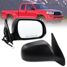 Right Passenger Side Mirror Fits Toyota Tacoma 2005-2011 Power Glass Black