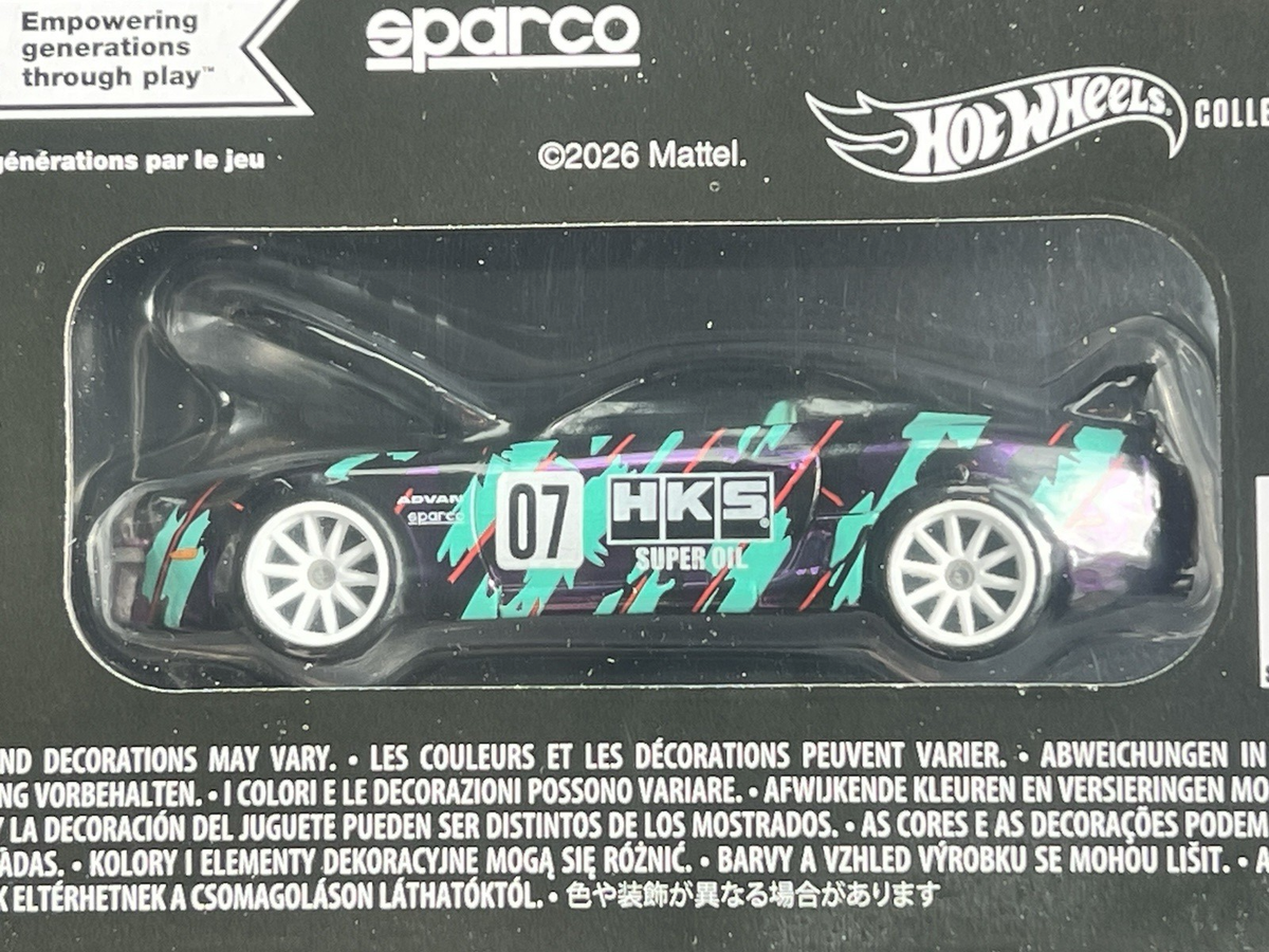 Hot Wheels RLC HKS 1997 Toyota Supra Exclusive Selections Black
