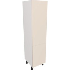Fully Assembled 500mm Kitchen Matt Cashmere Tall Larder Unit