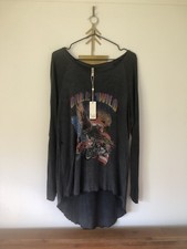 New With Tags Spell & The Gypsy Raglan Tunic Medium Distressed Design *Folktown*