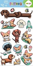 5902979039393 Tatua?e zmywalne Corgi Team HAPPY COLOR GDD