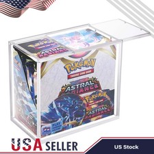 Pokemon Magnetic Booster Box Acrylic Case Pok mon Card Protective Display